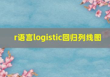 r语言logistic回归列线图