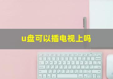 u盘可以插电视上吗