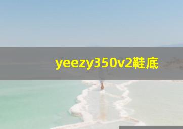 yeezy350v2鞋底