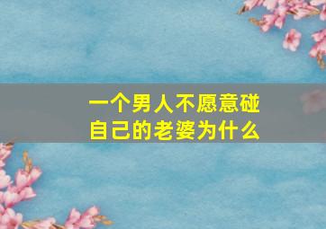 一个男人不愿意碰自己的老婆为什么