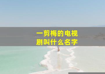 一剪梅的电视剧叫什么名字