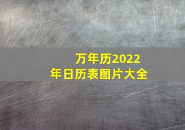 万年历2022年日历表图片大全