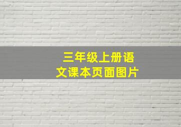 三年级上册语文课本页面图片