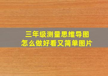 三年级测量思维导图怎么做好看又简单图片