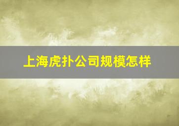 上海虎扑公司规模怎样