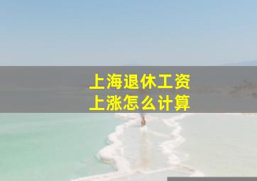 上海退休工资上涨怎么计算