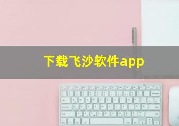 下载飞沙软件app