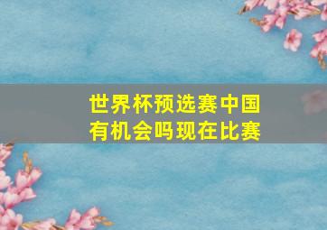 世界杯预选赛中国有机会吗现在比赛