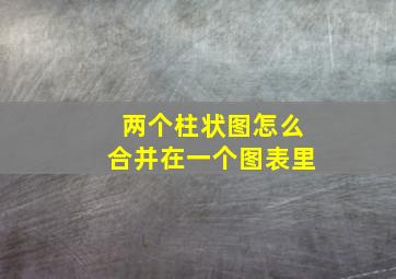 两个柱状图怎么合并在一个图表里