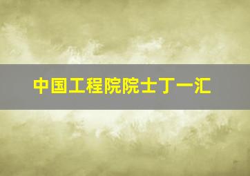 中国工程院院士丁一汇