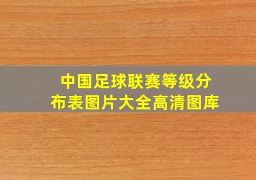 中国足球联赛等级分布表图片大全高清图库