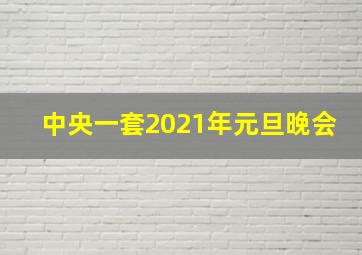 中央一套2021年元旦晚会