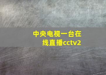 中央电视一台在线直播cctv2