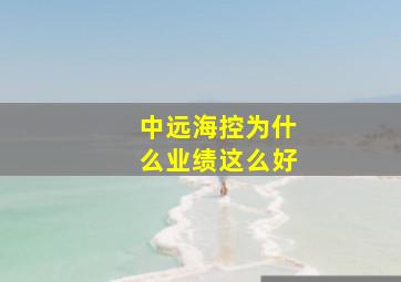 中远海控为什么业绩这么好