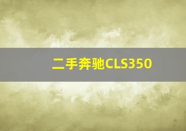 二手奔驰CLS350