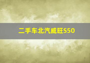 二手车北汽威旺S50