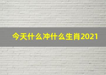 今天什么冲什么生肖2021