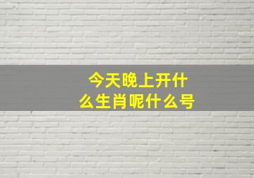 今天晚上开什么生肖呢什么号