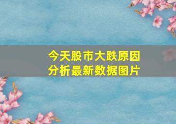 今天股市大跌原因分析最新数据图片