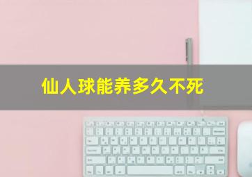 仙人球能养多久不死