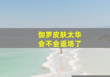 伽罗皮肤太华会不会返场了