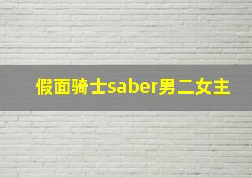 假面骑士saber男二女主