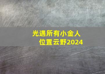 光遇所有小金人位置云野2024