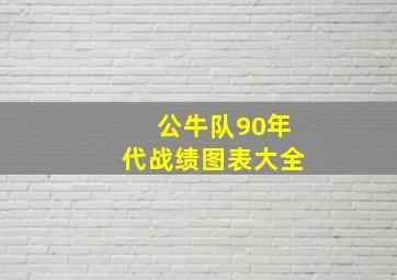 公牛队90年代战绩图表大全