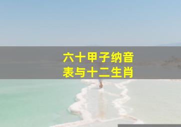 六十甲子纳音表与十二生肖