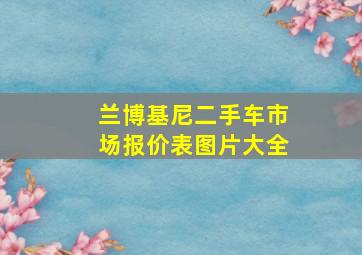 兰博基尼二手车市场报价表图片大全