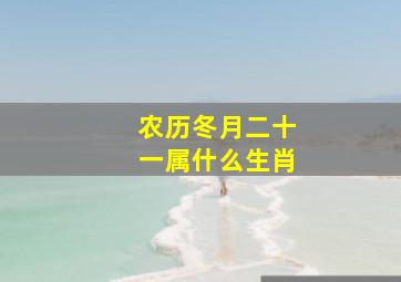 农历冬月二十一属什么生肖