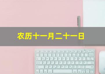 农历十一月二十一日