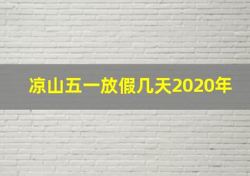 凉山五一放假几天2020年