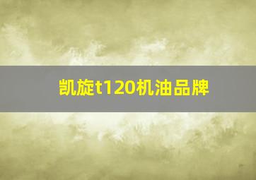 凯旋t120机油品牌