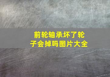 前轮轴承坏了轮子会掉吗图片大全