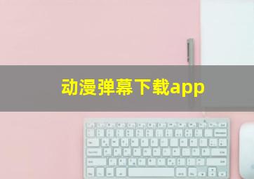 动漫弹幕下载app