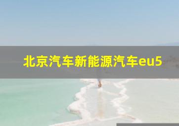 北京汽车新能源汽车eu5