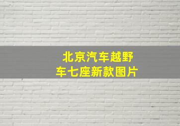 北京汽车越野车七座新款图片