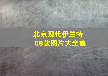 北京现代伊兰特08款图片大全集