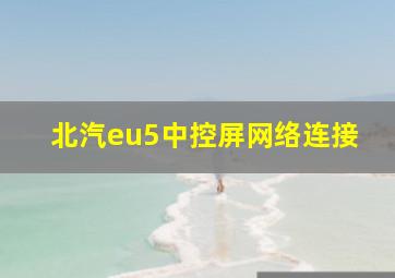 北汽eu5中控屏网络连接