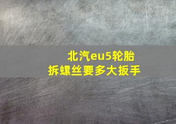 北汽eu5轮胎拆螺丝要多大扳手