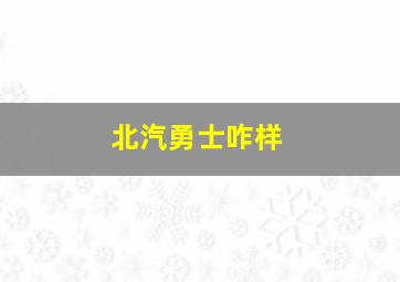 北汽勇士咋样