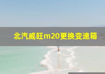 北汽威旺m20更换变速箱