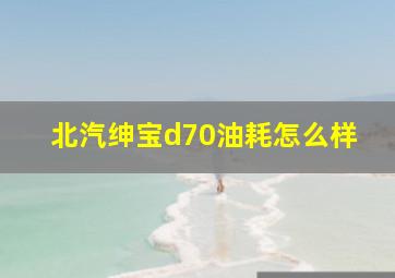 北汽绅宝d70油耗怎么样