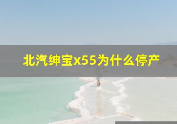 北汽绅宝x55为什么停产