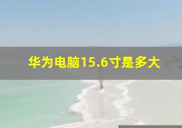 华为电脑15.6寸是多大