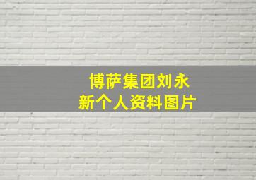 博萨集团刘永新个人资料图片