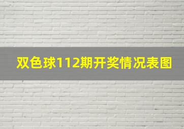 双色球112期开奖情况表图