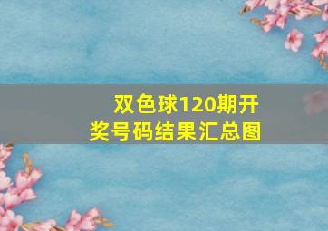 双色球120期开奖号码结果汇总图