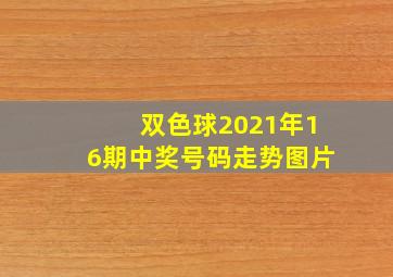 双色球2021年16期中奖号码走势图片